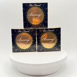 Too Faced Sun Bunny Bronzer California Glow authentic three pack new